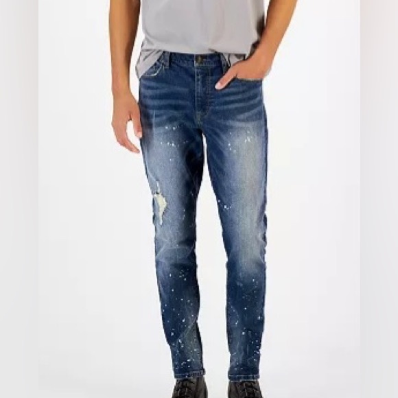 ED HARDY
Men's Distressed Embroidered Tiger Head Skinny Jeans sz 40 - Picture 2 of 13